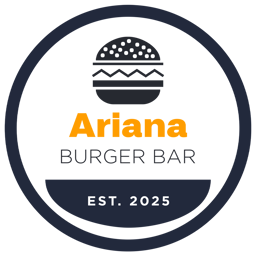 Ariana Eiscafe & Burger Bar logo.